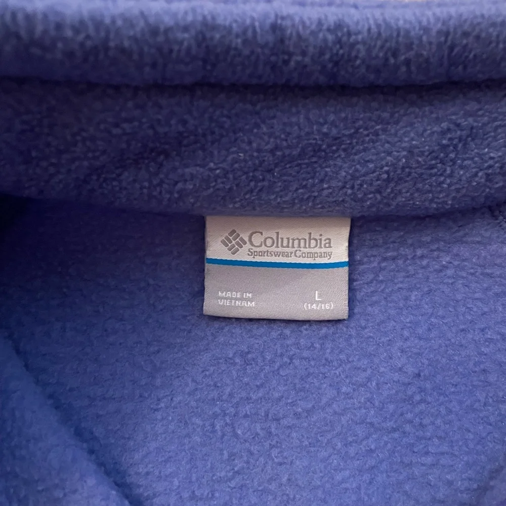 Columbia Purple Fleece Jacket - Picture 4 of 5